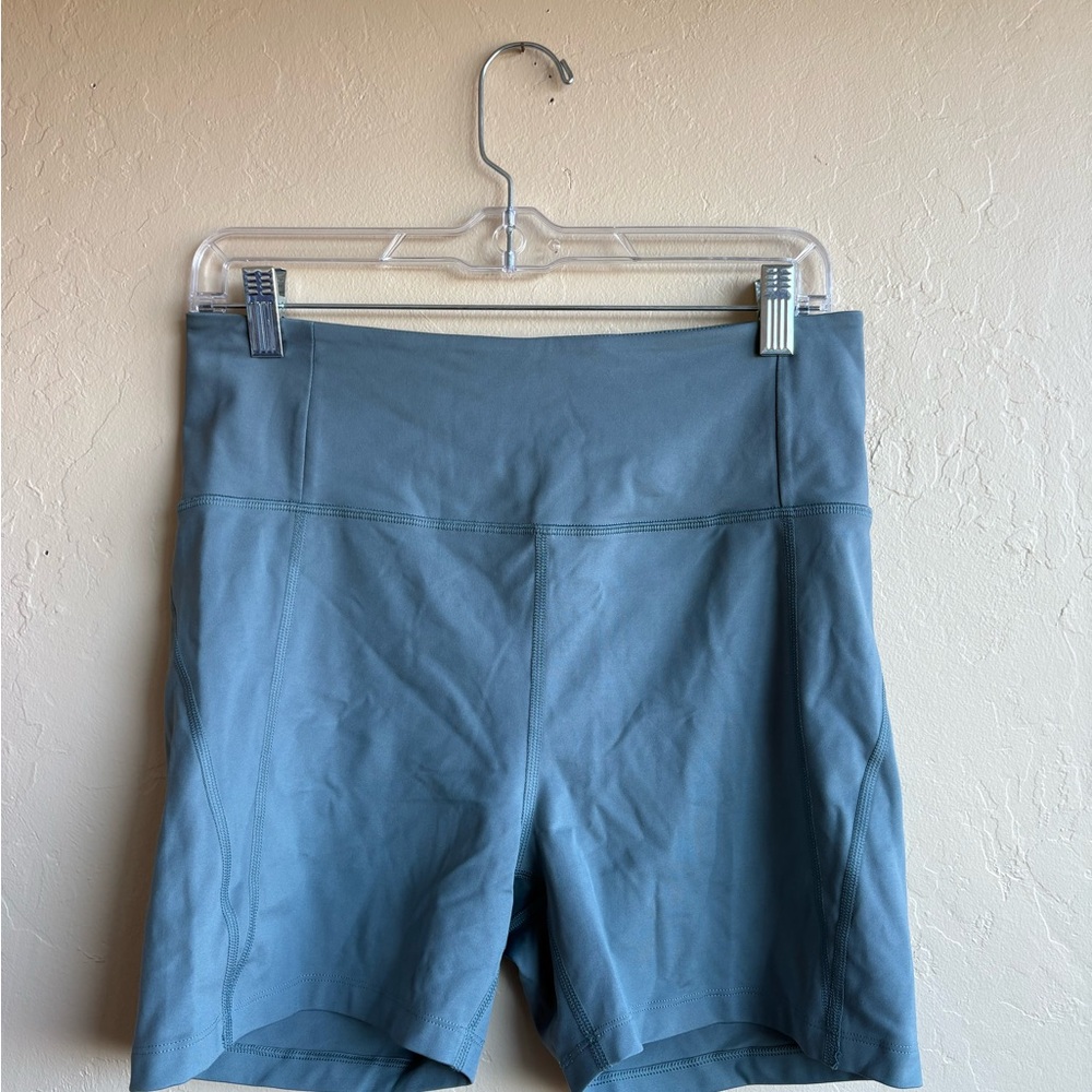 girlfriend collective Blue Athletic Bike Shorts